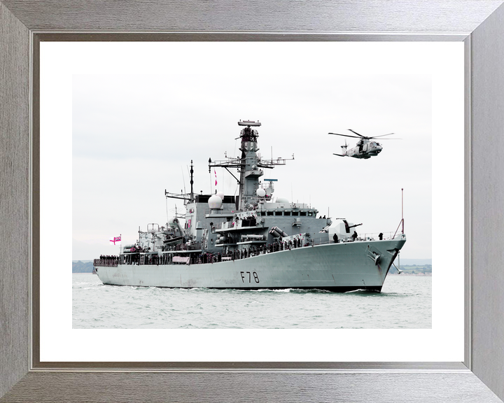 HMS Kent F78 Type 23 Frigate 9 October 2013 Photo Print - Posters, Prints, & Visual Artwork - by Hampshire Prints (image 6 of 9)