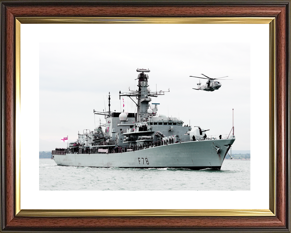 HMS Kent F78 Type 23 Frigate 9 October 2013 Photo Print - Posters, Prints, & Visual Artwork - by Hampshire Prints (image 8 of 9)