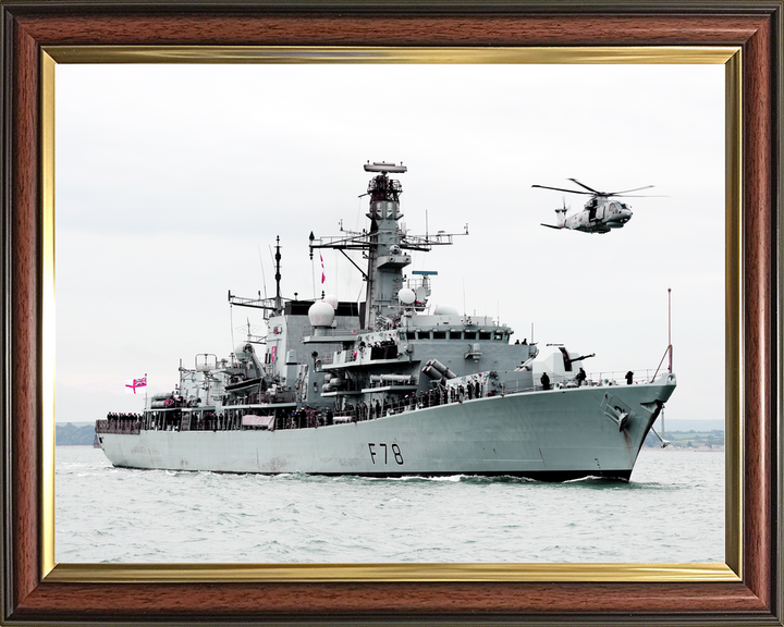 HMS Kent F78 Type 23 Frigate 9 October 2013 Photo Print - Posters, Prints, & Visual Artwork - by Hampshire Prints (image 9 of 9)