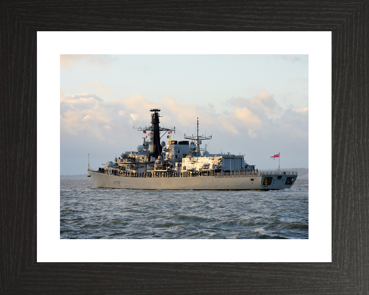 HMS Kent F78 Type 23 Frigate 21 October 2014 Port Side at Sunset Photo Print - Posters, Prints, & Visual Artwork - by Hampshire Prints (image 2 of 9)