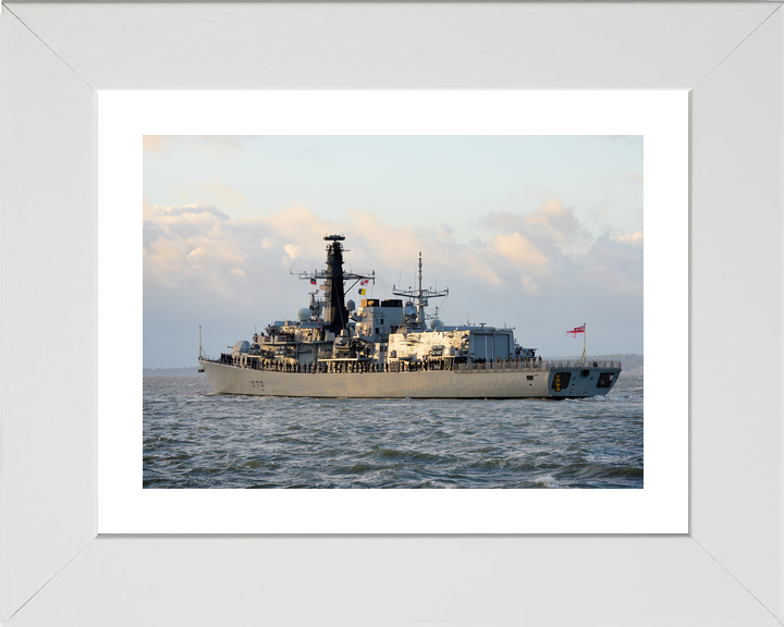 HMS Kent F78 Type 23 Frigate 21 October 2014 Port Side at Sunset Photo Print - Posters, Prints, & Visual Artwork - by Hampshire Prints (image 4 of 9)