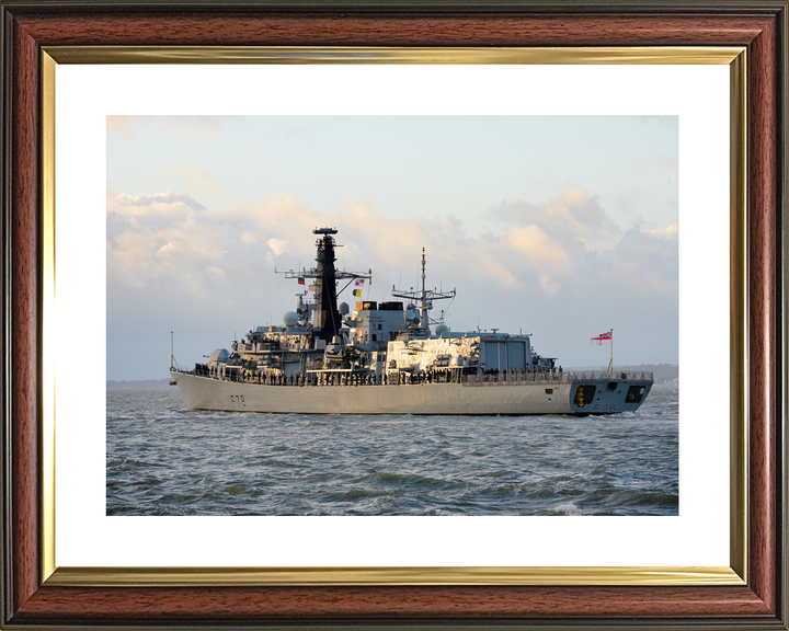 HMS Kent F78 Type 23 Frigate 21 October 2014 Port Side at Sunset Photo Print - Posters, Prints, & Visual Artwork - by Hampshire Prints (image 8 of 9)