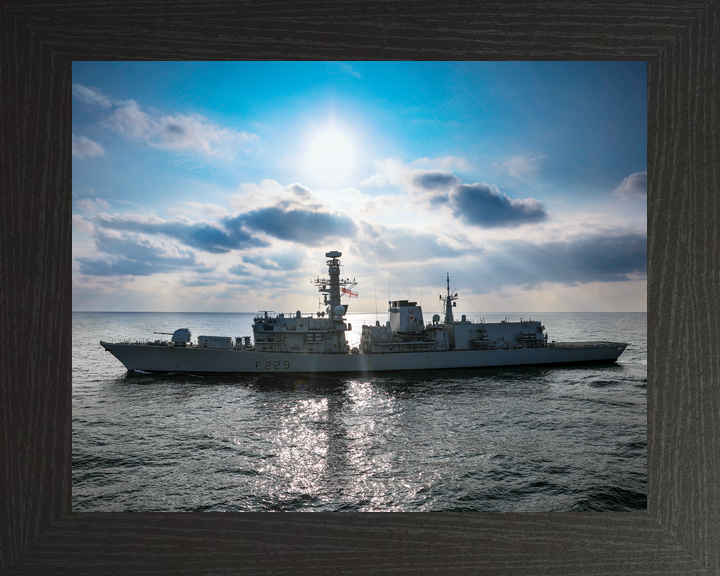 HMS Lancaster F229 Type 23 Frigate 2021 Port Beam View at Sea Photo Print - Posters, Prints, & Visual Artwork - by Hampshire Prints (image 3 of 9)