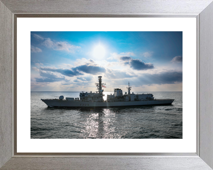 HMS Lancaster F229 Type 23 Frigate 2021 Port Beam View at Sea Photo Print - Posters, Prints, & Visual Artwork - by Hampshire Prints (image 6 of 9)