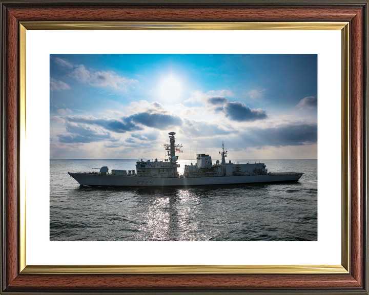 HMS Lancaster F229 Type 23 Frigate 2021 Port Beam View at Sea Photo Print - Posters, Prints, & Visual Artwork - by Hampshire Prints (image 8 of 9)