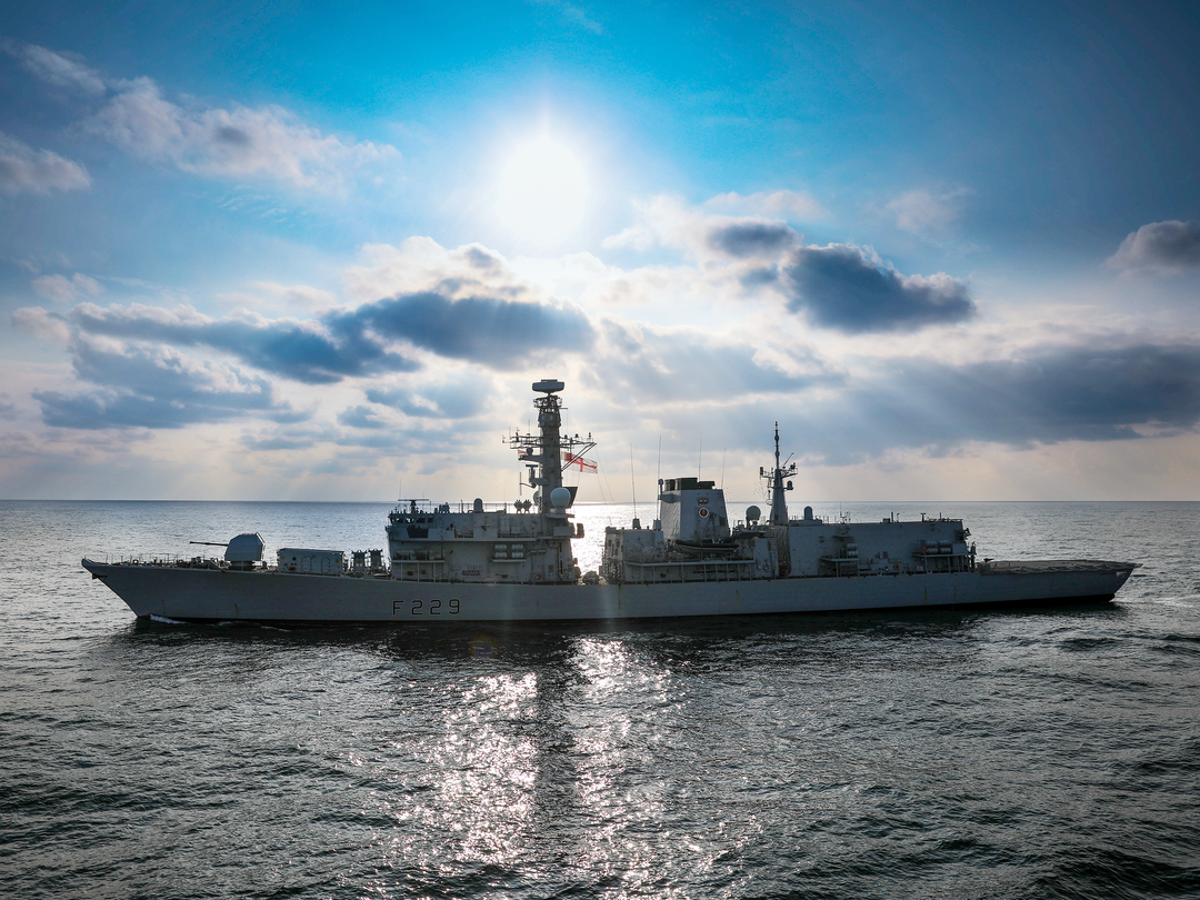 HMS Lancaster F229 Type 23 Frigate 2021 Port Beam View at Sea Photo Print - Posters, Prints, & Visual Artwork - by Hampshire Prints (image 1 of 9)