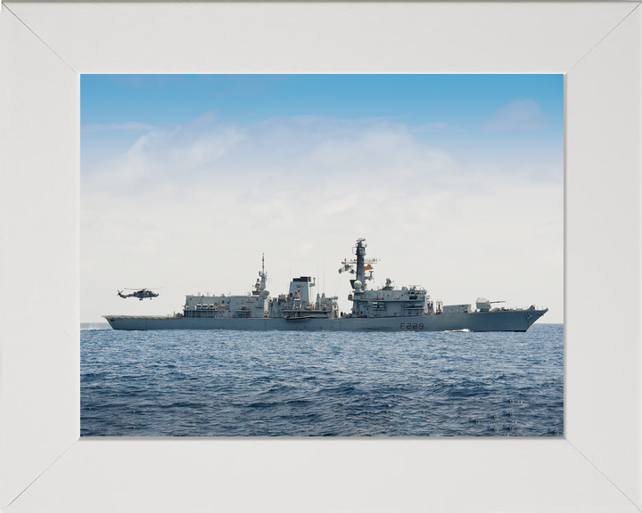 HMS Lancaster F229 Type 23 Frigate 2015 Starboard Beam at Sea Photo Print - Posters, Prints, & Visual Artwork - by Hampshire Prints (image 5 of 9)