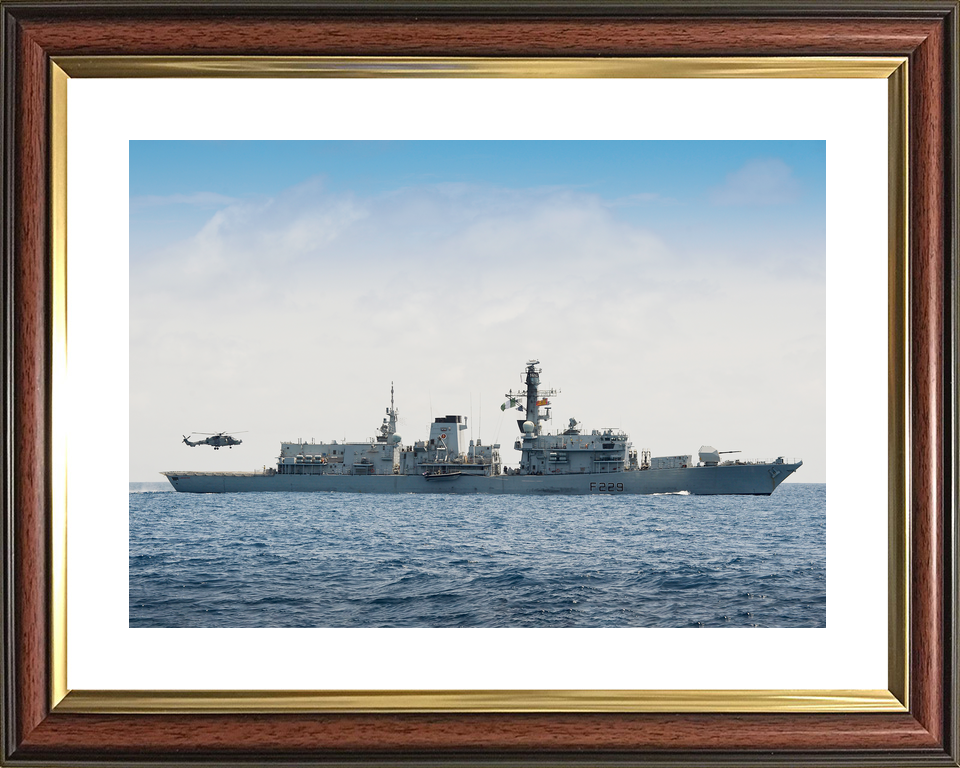 HMS Lancaster F229 Type 23 Frigate 2015 Starboard Beam at Sea Photo Print - Posters, Prints, & Visual Artwork - by Hampshire Prints (image 8 of 9)