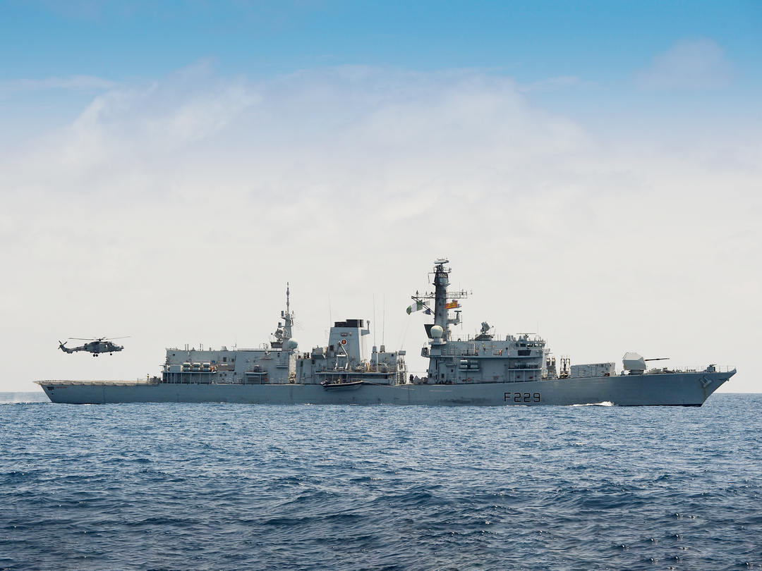 HMS Lancaster F229 Type 23 Frigate 2015 Starboard Beam at Sea Photo Print - Posters, Prints, & Visual Artwork - by Hampshire Prints (image 1 of 9)