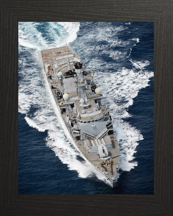 HMS Lancaster F229 Type 23 Frigate 2015 From Above Photo Print - Posters, Prints, & Visual Artwork - by Hampshire Prints (image 3 of 9)