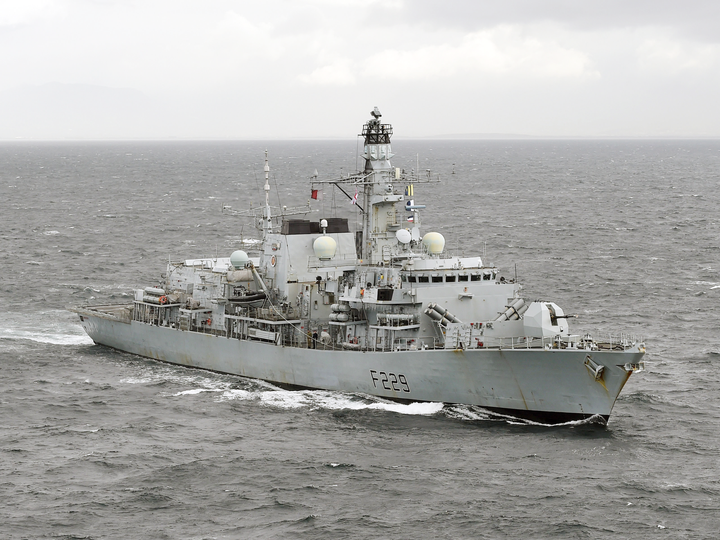 HMS Lancaster F229 Type 23 Frigate 2015 High Starboard View Photo Print - Posters, Prints, & Visual Artwork - by Hampshire Prints (image 1 of 9)