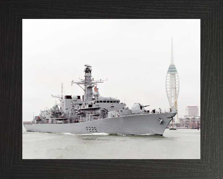 HMS Lancaster F229 Type 23 Frigate 2013 Leaving Portsmouth Photo Print - Posters, Prints, & Visual Artwork - by Hampshire Prints (image 3 of 9)