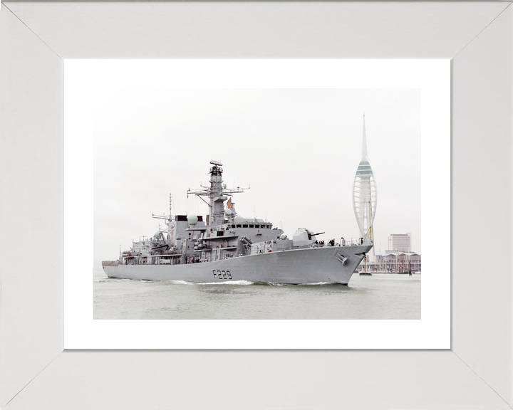 HMS Lancaster F229 Type 23 Frigate 2013 Leaving Portsmouth Photo Print - Posters, Prints, & Visual Artwork - by Hampshire Prints (image 4 of 9)