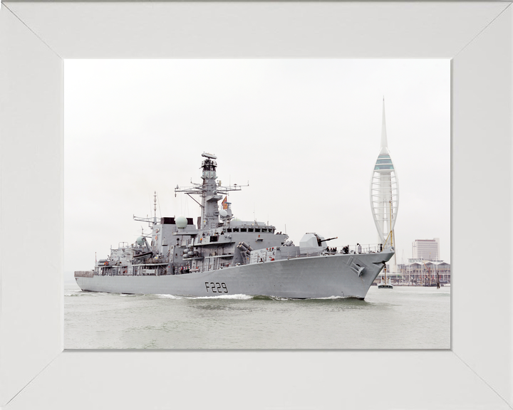 HMS Lancaster F229 Type 23 Frigate 2013 Leaving Portsmouth Photo Print - Posters, Prints, & Visual Artwork - by Hampshire Prints (image 5 of 9)