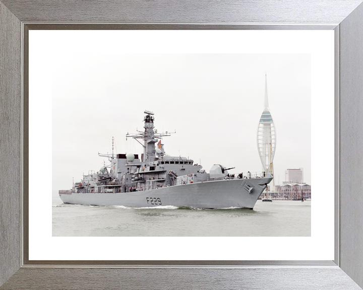 HMS Lancaster F229 Type 23 Frigate 2013 Leaving Portsmouth Photo Print - Posters, Prints, & Visual Artwork - by Hampshire Prints (image 6 of 9)