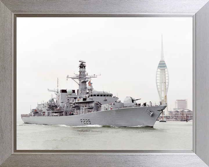 HMS Lancaster F229 Type 23 Frigate 2013 Leaving Portsmouth Photo Print - Posters, Prints, & Visual Artwork - by Hampshire Prints (image 7 of 9)