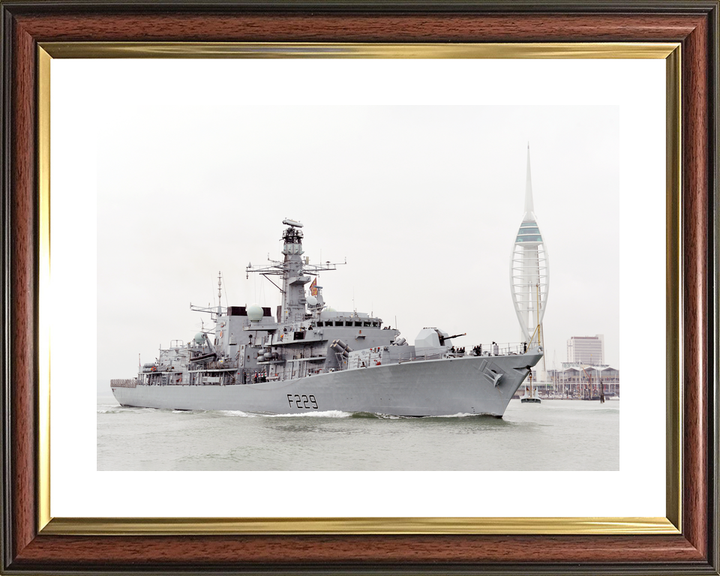 HMS Lancaster F229 Type 23 Frigate 2013 Leaving Portsmouth Photo Print - Posters, Prints, & Visual Artwork - by Hampshire Prints (image 8 of 9)