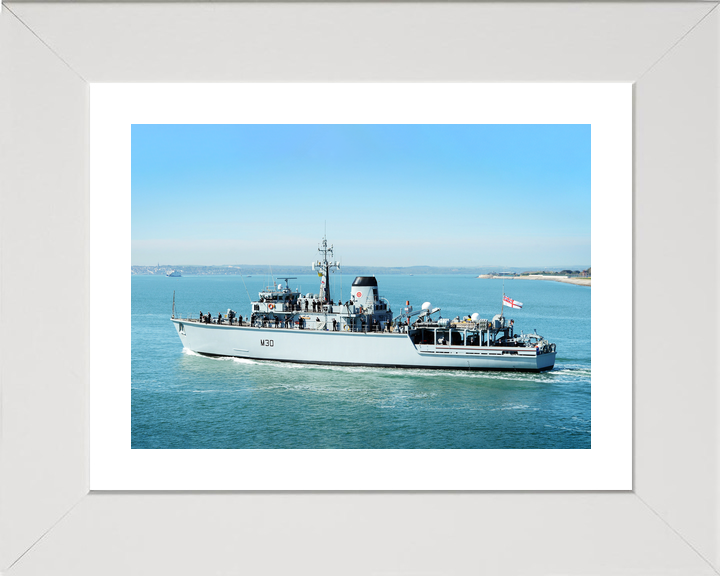 HMS Ledbury M30 Hunt Class Minesweeper 2013 Photo Print - Posters, Prints, & Visual Artwork - by Hampshire Prints (image 4 of 9)