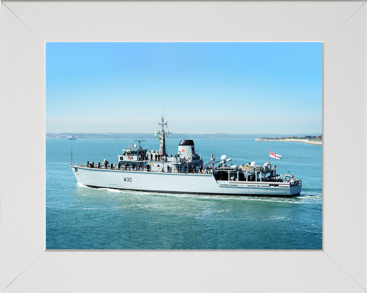 HMS Ledbury M30 Hunt Class Minesweeper 2013 Photo Print - Posters, Prints, & Visual Artwork - by Hampshire Prints (image 5 of 9)