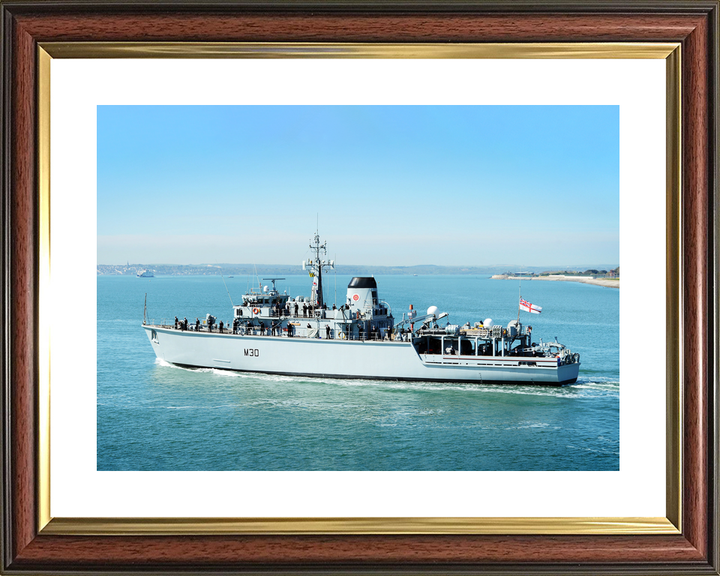 HMS Ledbury M30 Hunt Class Minesweeper 2013 Photo Print - Posters, Prints, & Visual Artwork - by Hampshire Prints (image 8 of 9)