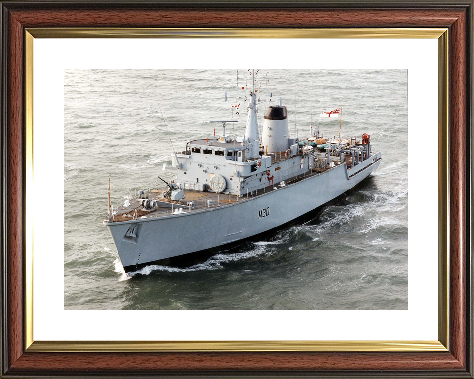 HMS Ledbury M30 Hunt Class Minesweeper 1997 Photo Print - Posters, Prints, & Visual Artwork - by Hampshire Prints (image 8 of 9)