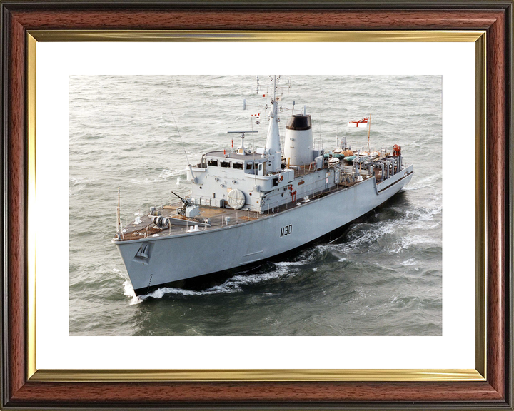 HMS Ledbury M30 Hunt Class Minesweeper 1997 Photo Print - Posters, Prints, & Visual Artwork - by Hampshire Prints (image 8 of 9)