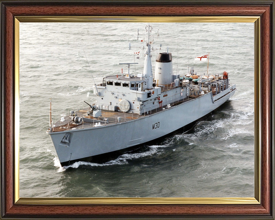 HMS Ledbury M30 Hunt Class Minesweeper 1997 Photo Print - Posters, Prints, & Visual Artwork - by Hampshire Prints (image 9 of 9)