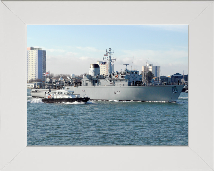 HMS Ledbury M30 Hunt Class Minesweeper 2008 Photo Print - Posters, Prints, & Visual Artwork - by Hampshire Prints (image 5 of 9)