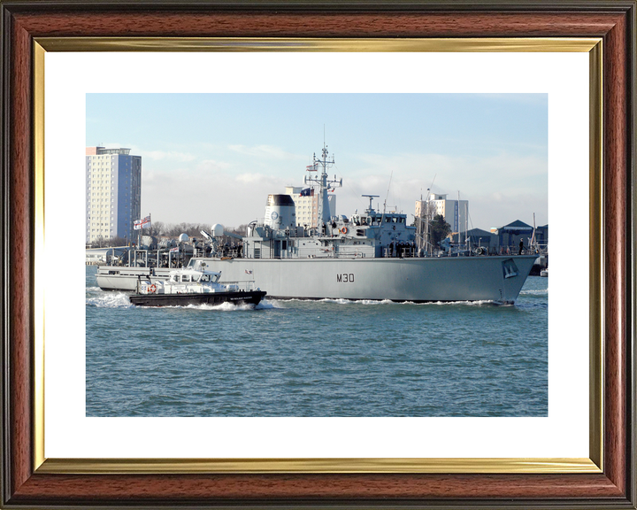 HMS Ledbury M30 Hunt Class Minesweeper 2008 Photo Print - Posters, Prints, & Visual Artwork - by Hampshire Prints (image 8 of 9)