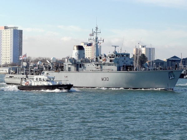 HMS Ledbury M30 Hunt Class Minesweeper 2008