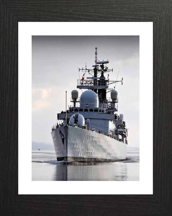 HMS Liverpool D92 Type 42 Destroyer 2012 Low Port Bow Reflections Photo Print - Posters, Prints, & Visual Artwork - by Hampshire Prints (image 2 of 9)