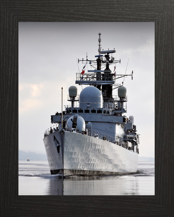 HMS Liverpool D92 Type 42 Destroyer 2012 Low Port Bow Reflections Photo Print - Posters, Prints, & Visual Artwork - by Hampshire Prints (image 3 of 9)