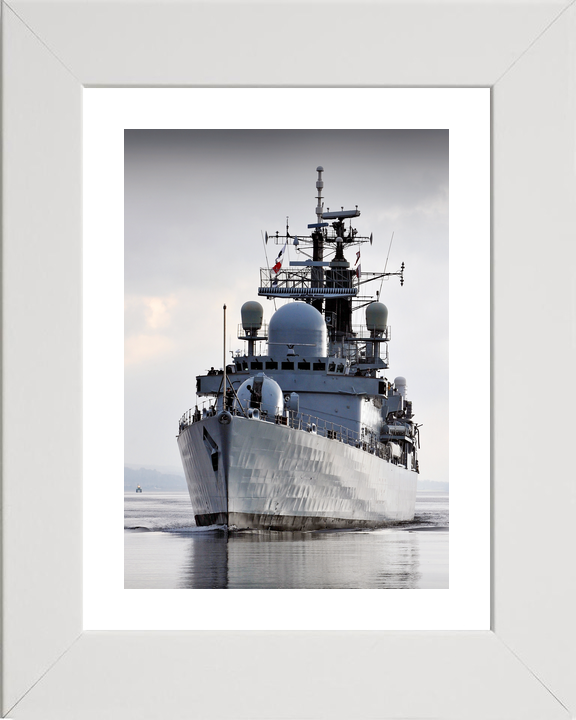 HMS Liverpool D92 Type 42 Destroyer 2012 Low Port Bow Reflections Photo Print - Posters, Prints, & Visual Artwork - by Hampshire Prints (image 4 of 9)