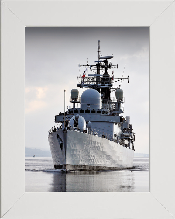 HMS Liverpool D92 Type 42 Destroyer 2012 Low Port Bow Reflections Photo Print - Posters, Prints, & Visual Artwork - by Hampshire Prints (image 5 of 9)