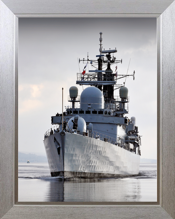 HMS Liverpool D92 Type 42 Destroyer 2012 Low Port Bow Reflections Photo Print - Posters, Prints, & Visual Artwork - by Hampshire Prints (image 7 of 9)