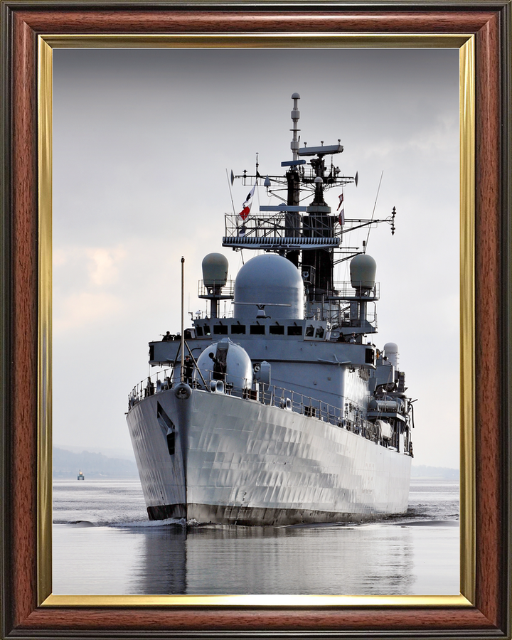 HMS Liverpool D92 Type 42 Destroyer 2012 Low Port Bow Reflections Photo Print - Posters, Prints, & Visual Artwork - by Hampshire Prints (image 9 of 9)