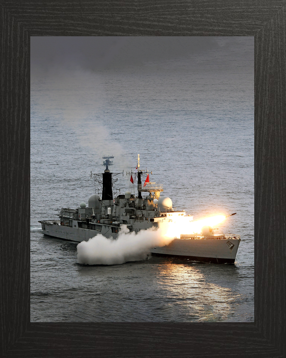 HMS Liverpool D92 Type 42 Destroyer 2011 Firing Sea Dart Missile Photo Print - Posters, Prints, & Visual Artwork - by Hampshire Prints (image 3 of 9)