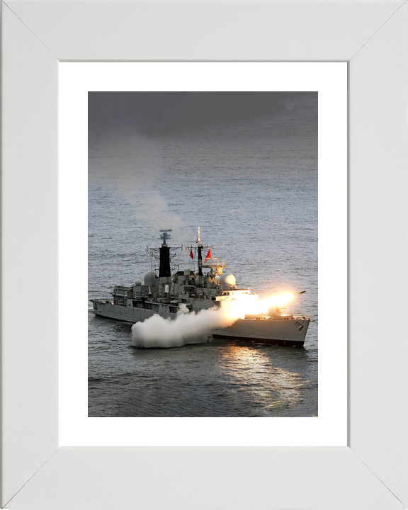 HMS Liverpool D92 Type 42 Destroyer 2011 Firing Sea Dart Missile Photo Print - Posters, Prints, & Visual Artwork - by Hampshire Prints (image 4 of 9)