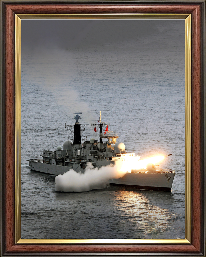 HMS Liverpool D92 Type 42 Destroyer 2011 Firing Sea Dart Missile Photo Print - Posters, Prints, & Visual Artwork - by Hampshire Prints (image 9 of 9)