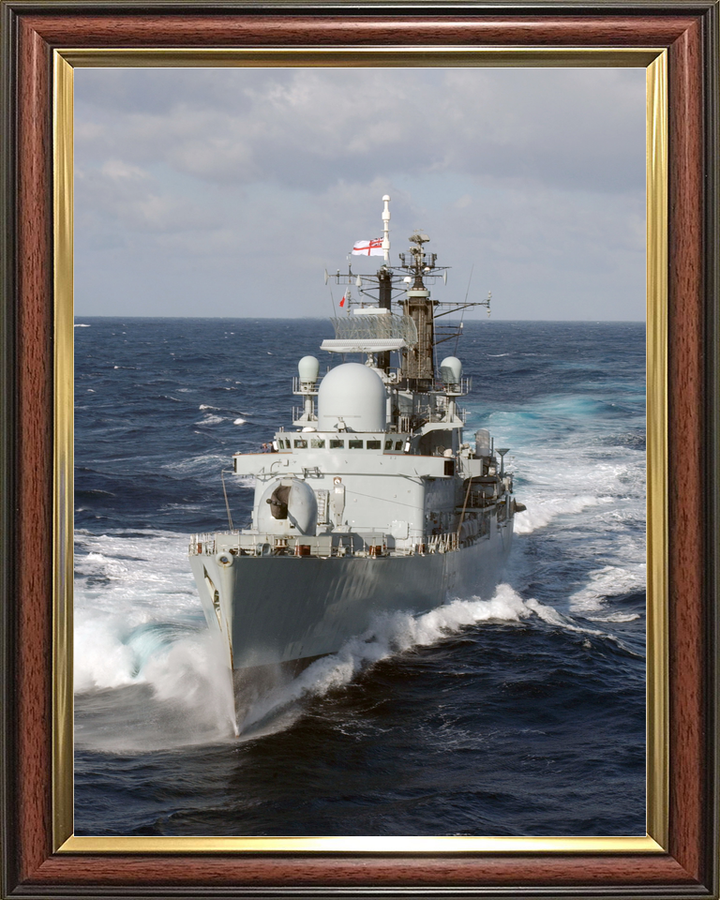 HMS Liverpool D92 Type 42 Destroyer 2005 In Heavy Seas Photo Print - Posters, Prints, & Visual Artwork - by Hampshire Prints (image 9 of 9)