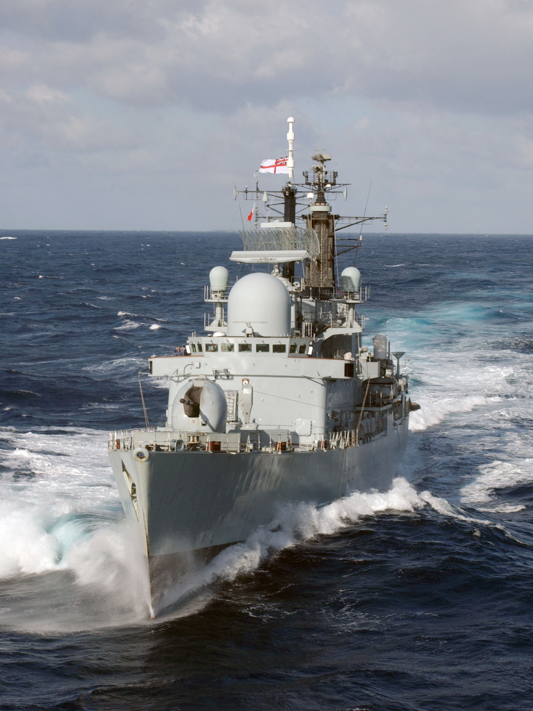 HMS Liverpool D92 Type 42 Destroyer 2005 In Heavy Seas Photo Print - Posters, Prints, & Visual Artwork - by Hampshire Prints (image 1 of 9)
