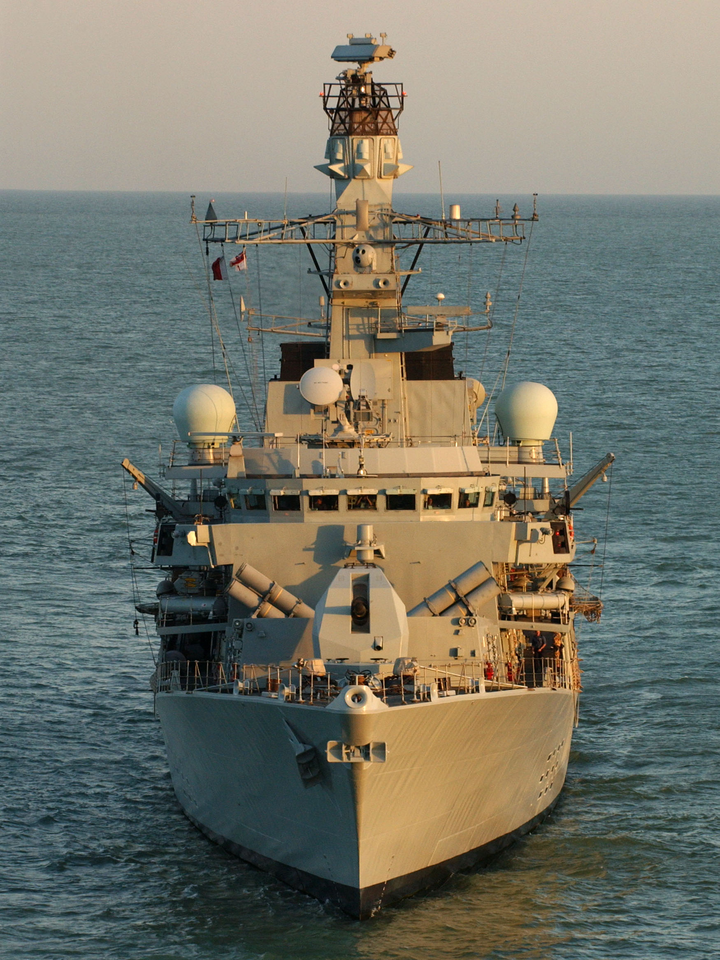 HMS Marlborough F233 Type 23 Frigate February 2005 High Bow View Photo Print - Posters, Prints, & Visual Artwork - by Hampshire Prints (image 1 of 9)