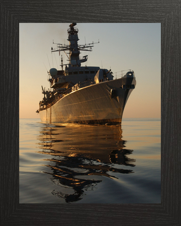 HMS Marlborough F233 Type 23 Frigate November 2004 Starboard Bow Reflections Photo Print - Posters, Prints, & Visual Artwork - by Hampshire Prints (image 3 of 9)