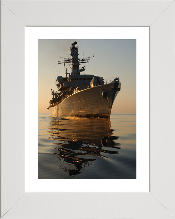 HMS Marlborough F233 Type 23 Frigate November 2004 Starboard Bow Reflections Photo Print - Posters, Prints, & Visual Artwork - by Hampshire Prints (image 4 of 9)