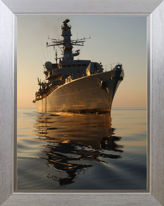 HMS Marlborough F233 Type 23 Frigate November 2004 Starboard Bow Reflections Photo Print - Posters, Prints, & Visual Artwork - by Hampshire Prints (image 7 of 9)