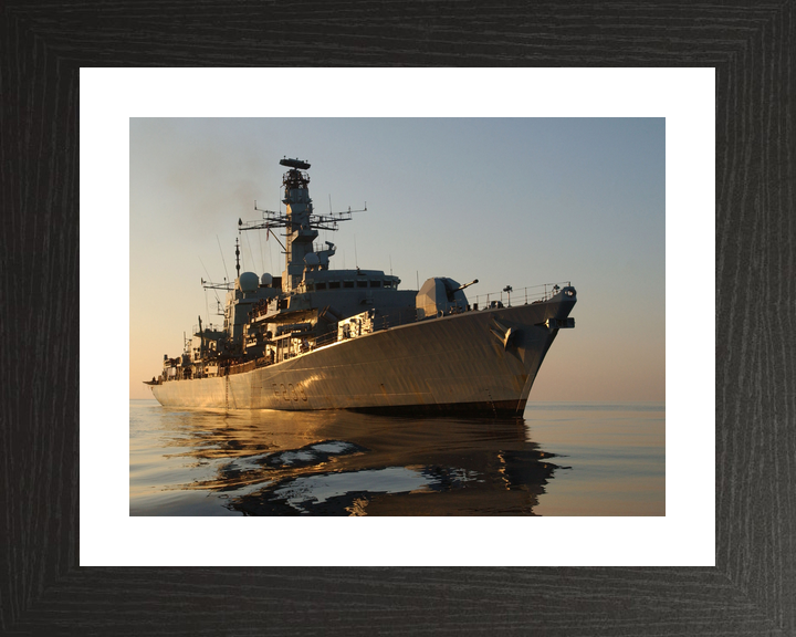 HMS Marlborough F233 Type 23 Frigate November 2004 At Sunset Photo Print - Posters, Prints, & Visual Artwork - by Hampshire Prints (image 2 of 9)