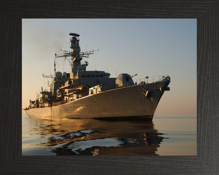 HMS Marlborough F233 Type 23 Frigate November 2004 At Sunset Photo Print - Posters, Prints, & Visual Artwork - by Hampshire Prints (image 3 of 9)