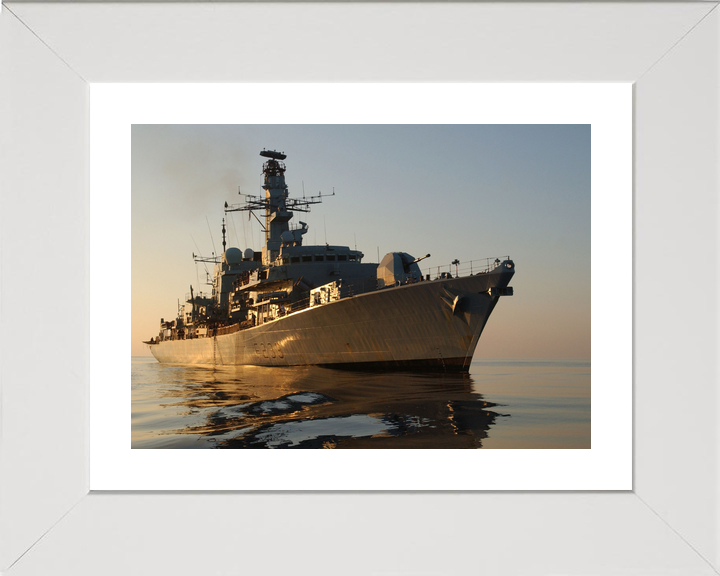 HMS Marlborough F233 Type 23 Frigate November 2004 At Sunset Photo Print - Posters, Prints, & Visual Artwork - by Hampshire Prints (image 4 of 9)