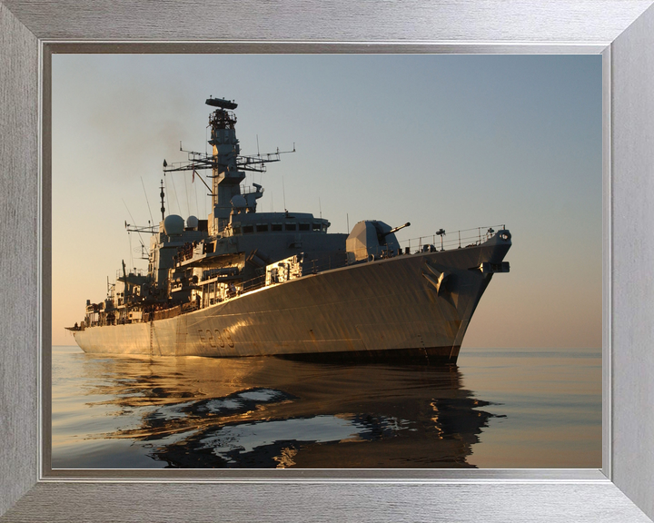 HMS Marlborough F233 Type 23 Frigate November 2004 At Sunset Photo Print - Posters, Prints, & Visual Artwork - by Hampshire Prints (image 7 of 9)