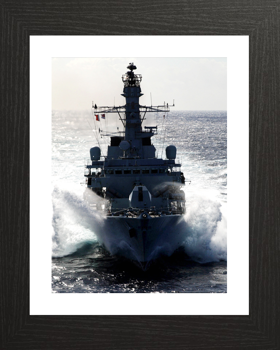 HMS Marlborough F233 Type 23 Frigate June 2003 At Sea Bow View Photo Print - Posters, Prints, & Visual Artwork - by Hampshire Prints (image 2 of 9)